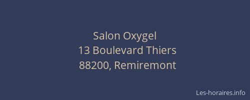Salon Oxygel