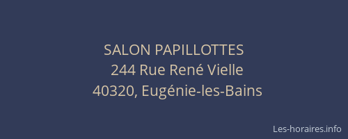 SALON PAPILLOTTES