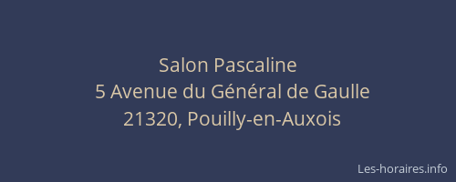 Salon Pascaline