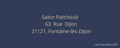 Salon Patchouli
