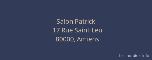 Salon Patrick