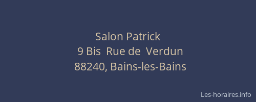 Salon Patrick