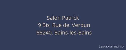 Salon Patrick