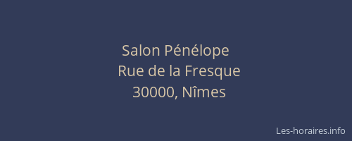 Salon Pénélope