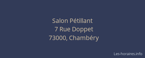 Salon Pétillant