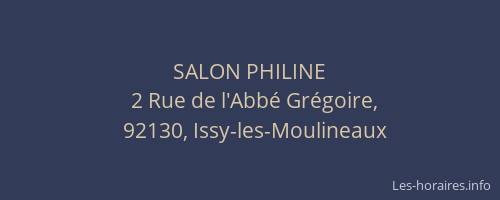 SALON PHILINE