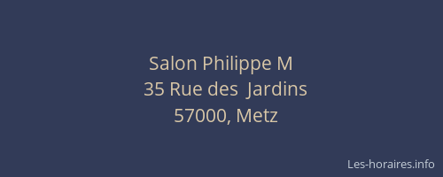 Salon Philippe M