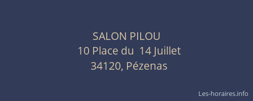 SALON PILOU