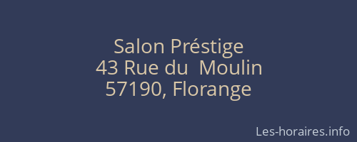 Salon Préstige