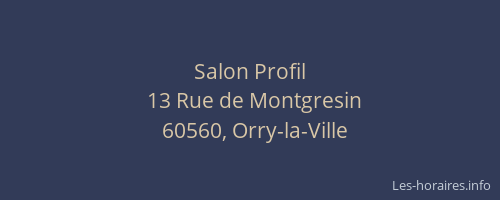 Salon Profil