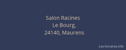 Salon Racines
