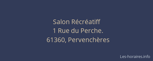 Salon R&eacute;cr&eacute;atiff