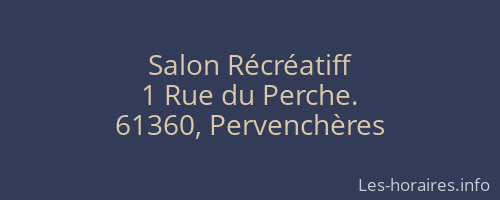 Salon Récréatiff