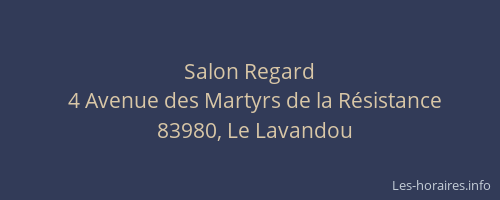 Salon Regard