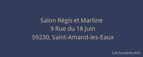 Salon Régis et Martine
