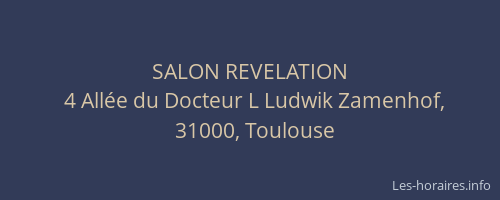 SALON REVELATION