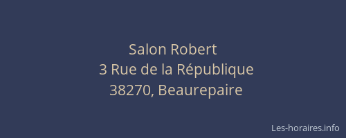 Salon Robert