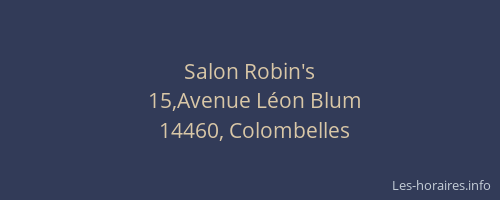 Salon Robin's