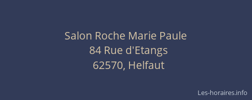 Salon Roche Marie Paule