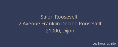 Salon Roosevelt