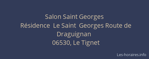 Salon Saint Georges