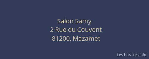Salon Samy
