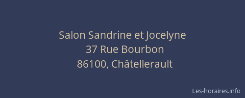 Salon Sandrine et Jocelyne