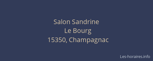 Salon Sandrine