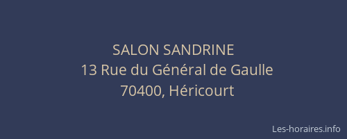 SALON SANDRINE