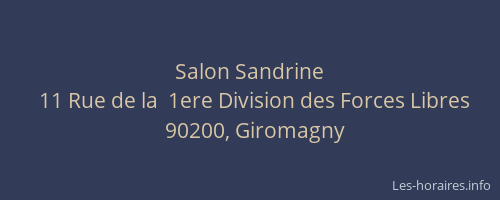 Salon Sandrine