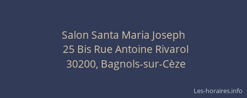 Salon Santa Maria Joseph