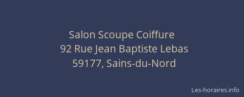 Salon Scoupe Coiffure
