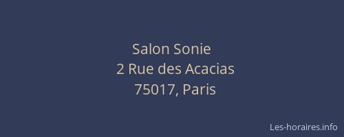 Salon Sonie