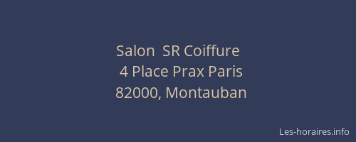 Salon  SR Coiffure