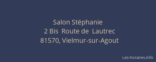 Salon St&eacute;phanie