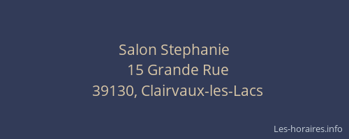 Salon Stephanie