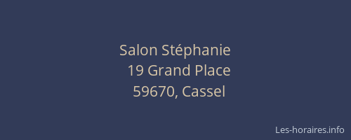Salon Stéphanie
