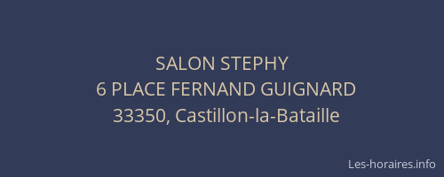 SALON STEPHY
