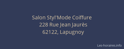 Salon Styl'Mode Coiffure