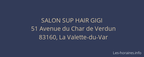 SALON SUP HAIR GIGI