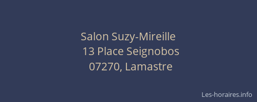 Salon Suzy-Mireille