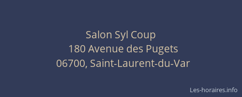 Salon Syl Coup