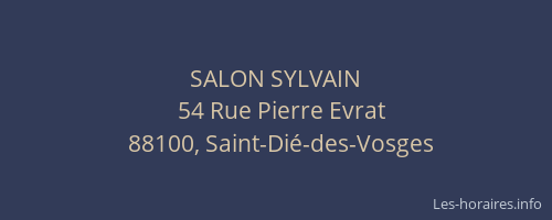 SALON SYLVAIN