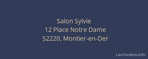 Salon Sylvie