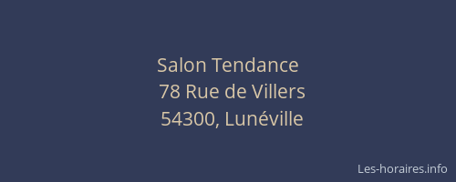 Salon Tendance