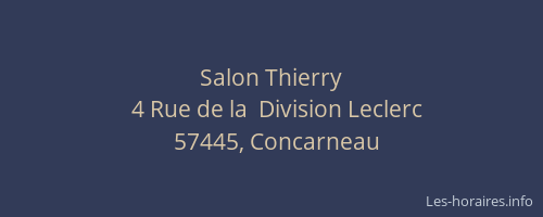 Salon Thierry