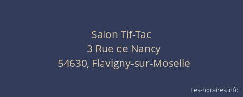 Salon Tif-Tac