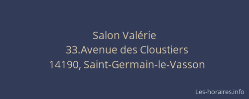 Salon Val&eacute;rie