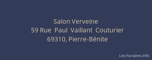 Salon Verveine