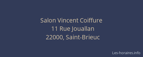 Salon Vincent Coiffure